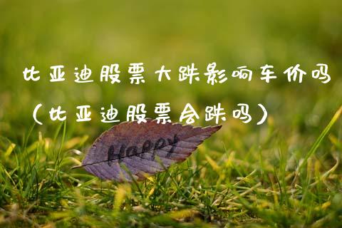 比亚迪股票大跌影响车价吗（比亚迪股票会跌吗）_https://www.lansai.wang_股票问答_第1张