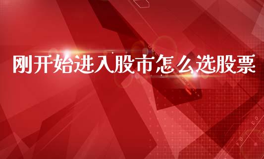 刚开始进入股市怎么选股票_https://www.lansai.wang_期货行情_第1张