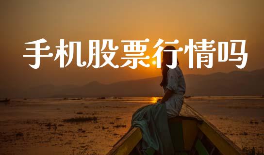 手机股票行情吗_https://www.lansai.wang_股票知识_第1张