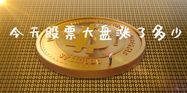 今天股票大盘涨了多少_https://www.lansai.wang_股票问答_第1张