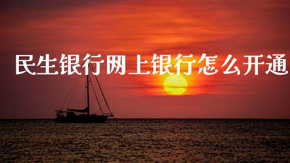 民生银行网上银行怎么开通_https://www.lansai.wang_基金理财_第1张