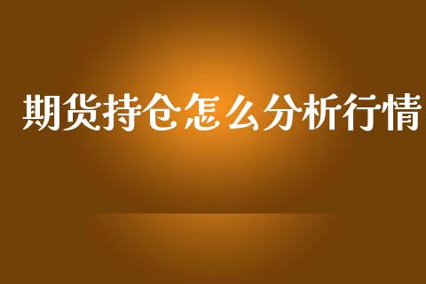 期货持仓怎么分析行情_https://www.lansai.wang_期货资讯_第1张