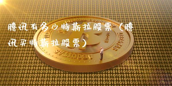 腾讯有多少特斯拉股票（腾讯买特斯拉股票）_https://www.lansai.wang_股票知识_第1张