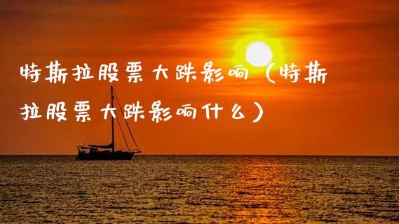 特斯拉股票大跌影响（特斯拉股票大跌影响什么）_https://www.lansai.wang_股票问答_第1张
