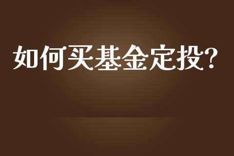如何买基金定投?_https://www.lansai.wang_未分类_第1张