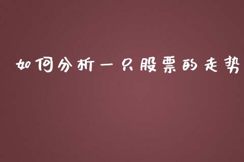 如何分析一只股票的走势_https://www.lansai.wang_期货资讯_第1张