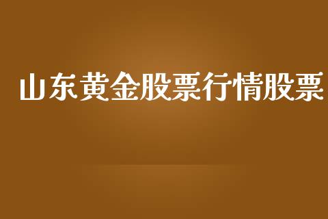 山东黄金股票行情股票_https://www.lansai.wang_股票知识_第1张