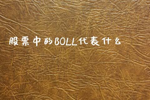 股票中的BOLL代表什么_https://www.lansai.wang_期货资讯_第1张