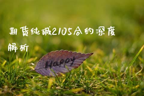 期货纯碱2105合约深度解析_https://www.lansai.wang_理财百科_第1张