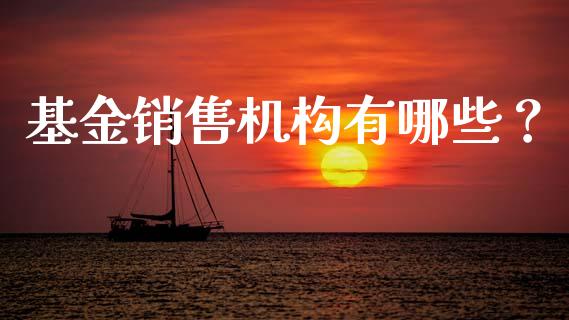 基金销售机构有哪些？_https://www.lansai.wang_理财百科_第1张