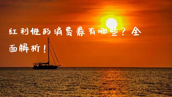 红利性的消费券有哪些？全面解析！_https://www.lansai.wang_恒生指数_第1张