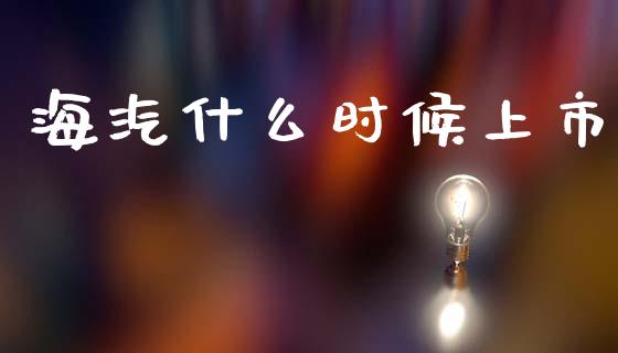 海汽什么时候上市_https://www.lansai.wang_股票问答_第1张