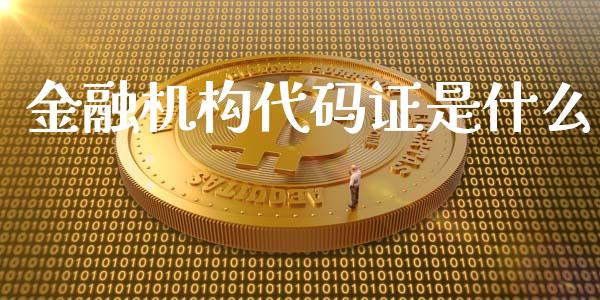 金融机构代码证是什么_https://www.lansai.wang_股票问答_第1张