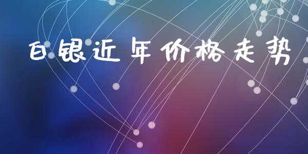 白银近年价格走势_https://www.lansai.wang_期货行情_第1张