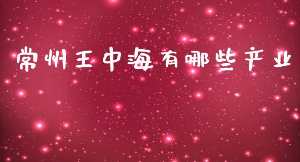 常州王中海有哪些产业_https://www.lansai.wang_恒生指数_第1张