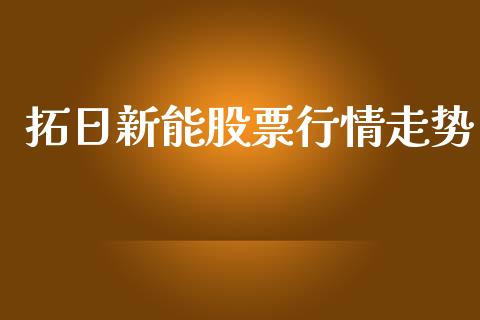 拓日新能股票行情走势_https://www.lansai.wang_股票知识_第1张