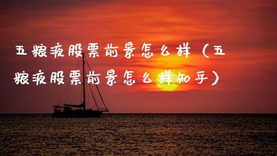 五粮液股票前景怎么样（五粮液股票前景怎么样知乎）_https://www.lansai.wang_股票问答_第1张