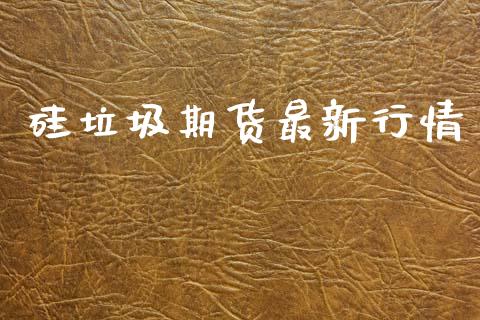 硅垃圾期货最新行情_https://www.lansai.wang_期货资讯_第1张
