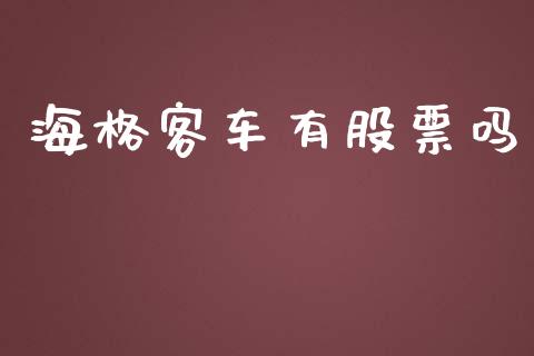 海格客车有股票吗_https://www.lansai.wang_基金理财_第1张