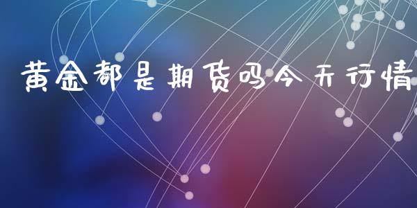 黄金都是期货吗今天行情_https://www.lansai.wang_期货行情_第1张