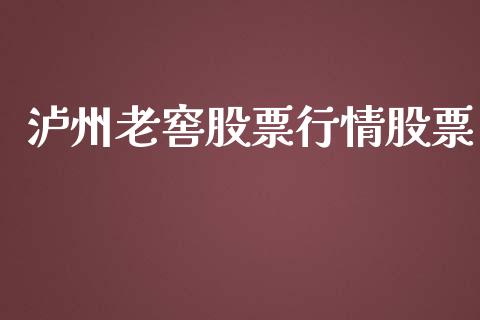 泸州老窖股票行情股票_https://www.lansai.wang_股票知识_第1张