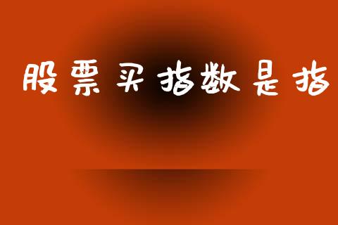 股票买指数是指_https://www.lansai.wang_恒生指数_第1张