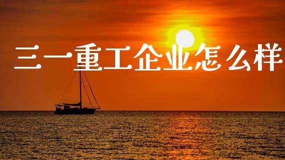 三一重工企业怎么样_https://www.lansai.wang_股票知识_第1张