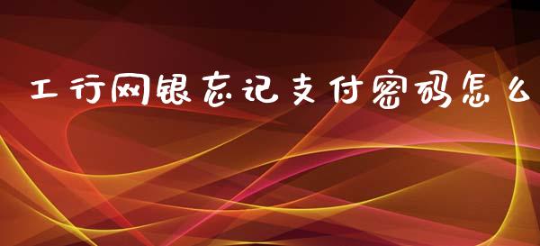 工行网银忘记支付密码怎么_https://www.lansai.wang_股票问答_第1张