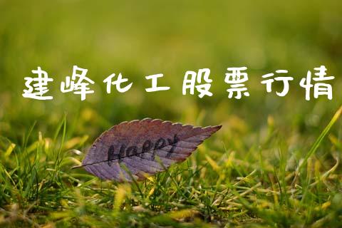 建峰化工股票行情_https://www.lansai.wang_股票知识_第1张