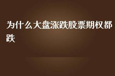 为什么大盘涨跌股票期权都跌_https://www.lansai.wang_期货资讯_第1张