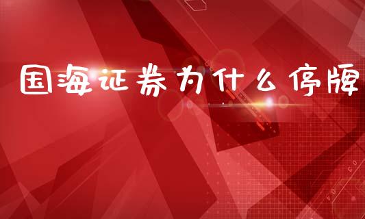 国海证券为什么停牌_https://www.lansai.wang_股票问答_第1张