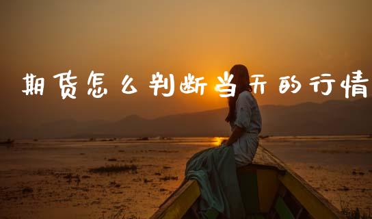 期货怎么判断当天的行情_https://www.lansai.wang_恒生指数_第1张