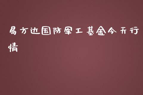 易方达国防军工基金今天行情_https://www.lansai.wang_理财百科_第1张
