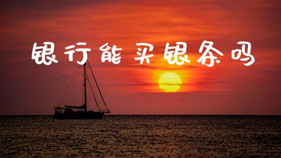 银行能买银条吗_https://www.lansai.wang_期货资讯_第1张