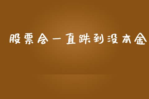 股票会一直跌到没本金_https://www.lansai.wang_股票问答_第1张