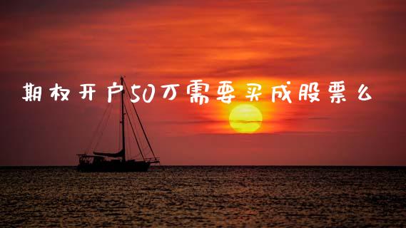 期权开户50万需要买成股票么_https://www.lansai.wang_期货资讯_第1张