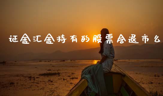 证金汇金持有的股票会退市么_https://www.lansai.wang_基金理财_第1张