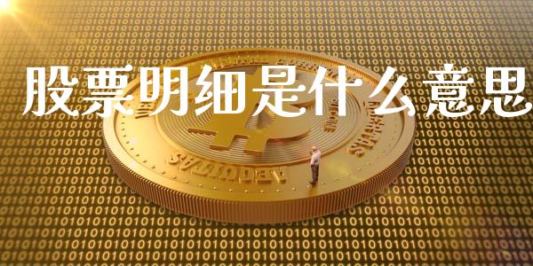 股票明细是什么意思_https://www.lansai.wang_期货品种_第1张