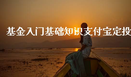 基金入门基础知识支付宝定投_https://www.lansai.wang_基金理财_第1张