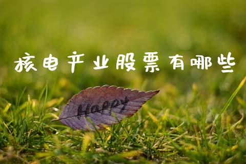 核电产业股票有哪些_https://www.lansai.wang_期货资讯_第1张