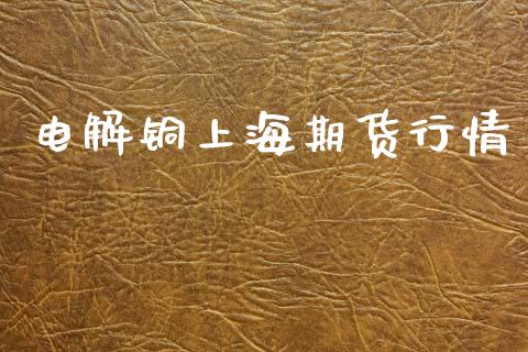 电解铜上海期货行情_https://www.lansai.wang_期货资讯_第1张