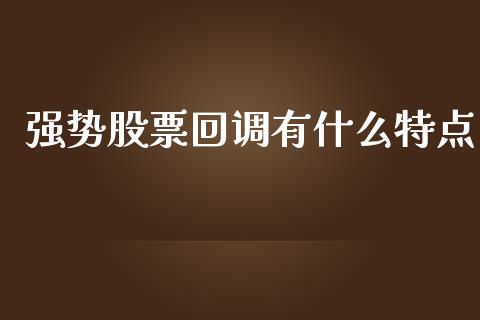 强势股票回调有什么特点_https://www.lansai.wang_股票知识_第1张