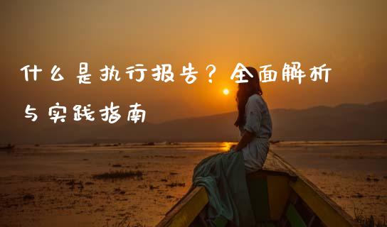 什么是执行报告？全面解析与实践指南_https://www.lansai.wang_理财百科_第1张