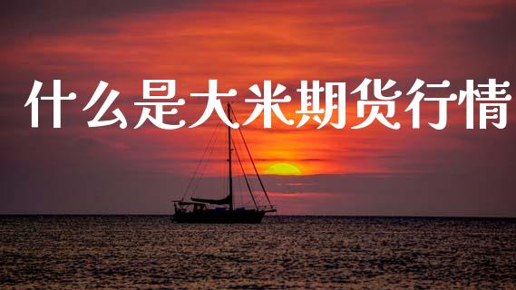 什么是大米期货行情_https://www.lansai.wang_恒生指数_第1张