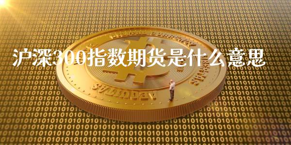 沪深300指数期货是什么意思_理财百科_第1张_起点财经 沪深300指数期货是什么意思_https://www.lansai.wang_理财百科_第1张