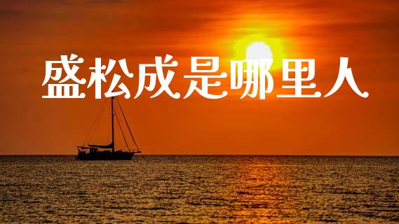 盛松成是哪里人_https://www.lansai.wang_股票知识_第1张