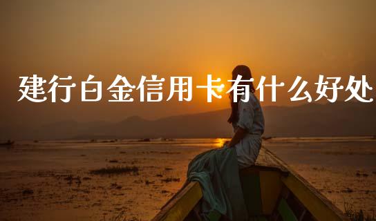 建行白金信用卡有什么好处_https://www.lansai.wang_股票知识_第1张