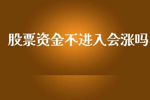 股票资金不进入会涨吗_https://www.lansai.wang_期货行情_第1张