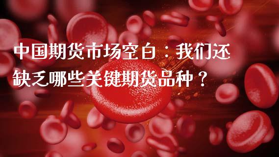 中国期货市场空白:我们还缺乏哪些关键期货品种?_期货学院_第1张_起点财经 中国期货市场空白:我们还缺乏哪些关键期货品种?_https://www.lansai.wang_期货学院_第1张