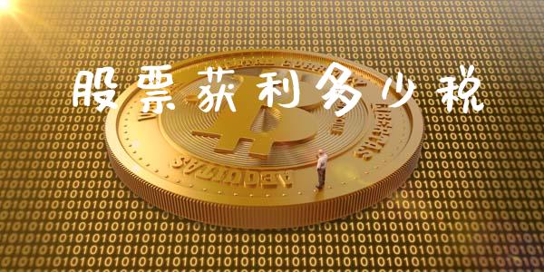 股票获利多少税_https://www.lansai.wang_期货资讯_第1张